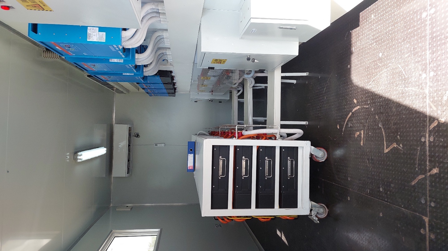 Conservancy off-grid battery storage installation detail