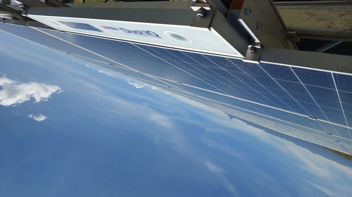 Conservancy off-grid solar array and inverter detail