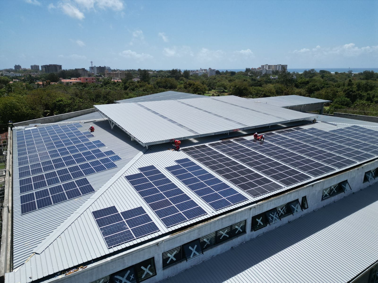 Promenade Mall 400kW grid-tie rooftop solar PV, Nyali, Mombasa