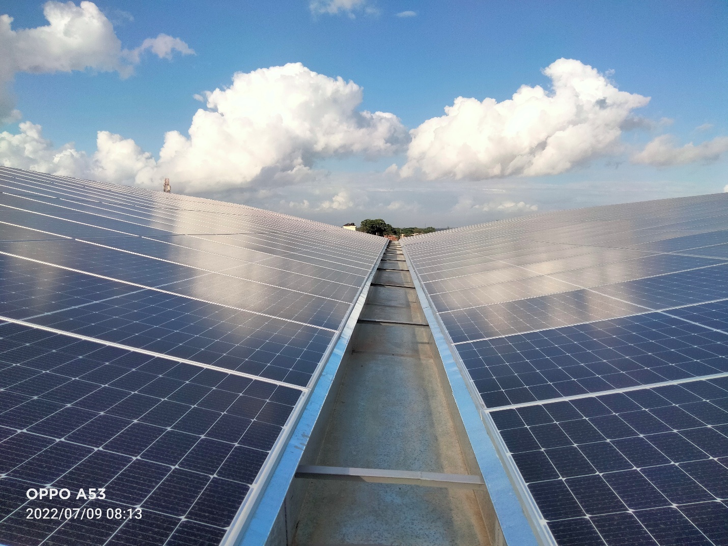 Petrocity petrol station rooftop solar installation
